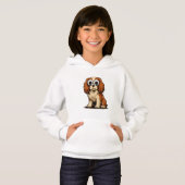 Illustration de chiot aux yeux globuleux mignon (Devant entier)