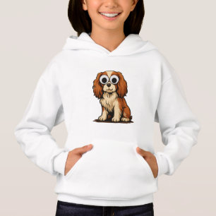 Illustration de chiot aux yeux globuleux mignon