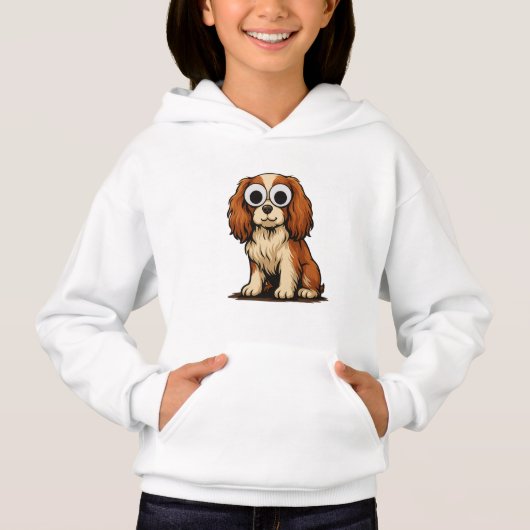 Illustration de chiot aux yeux globuleux mignon (Devant)
