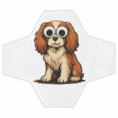 Illustration de chiot mignon aux yeux globuleux (Plat)