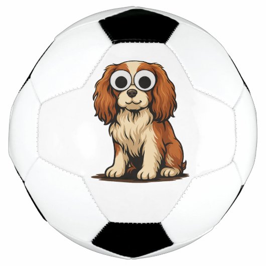 Illustration de chiot mignon aux yeux globuleux (Devant)