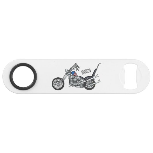 Illustration de Chopper Motorcycle 1950 (Devant (Horizontal))