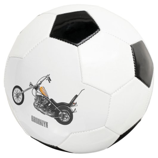 Illustration de Chopper Motorcycle 1950 (3/4)