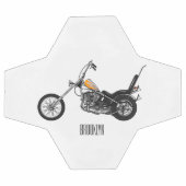 Illustration de Chopper Motorcycle 1950 (Plat)