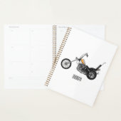 Illustration de Chopper Motorcycle 1950 (Devant avec enveloppe)