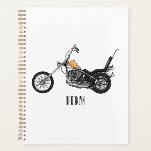 Illustration de Chopper Motorcycle 1950 (Devant)
