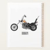 Illustration de Chopper Motorcycle 1950 (Dos)