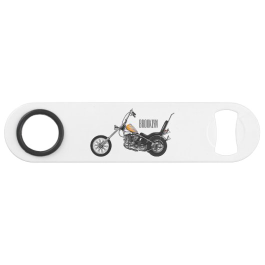 Illustration de Chopper Motorcycle 1950 (Devant (Horizontal))