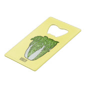 Illustration de chou chinois (Dos Angle)