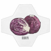 Illustration de chou rouge (Plat)