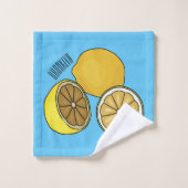 Illustration de citron (Gant de toilette)