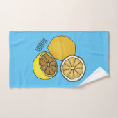 Illustration de citron (Serviette à main)