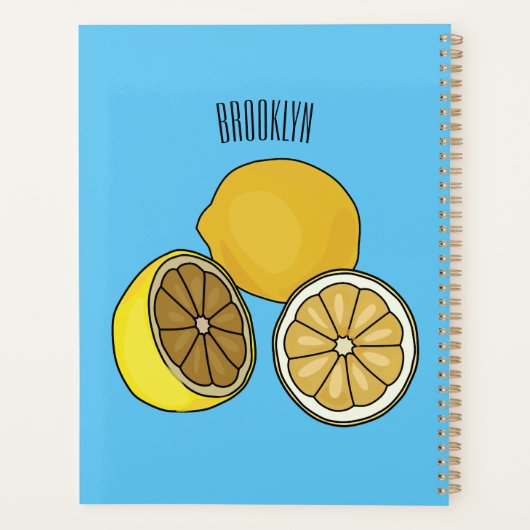 Illustration de citron (Dos)