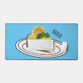 Illustration de citron cheesecake (Clavier et souris)