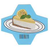 Illustration de citron cheesecake (Plat)