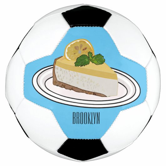Illustration de citron cheesecake (Devant)