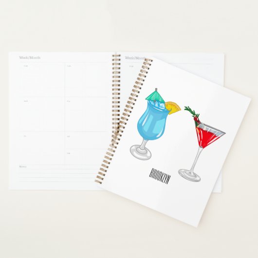 Illustration de cocktail (Devant avec enveloppe)