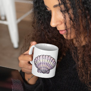 Illustration de coquillage Café Mug