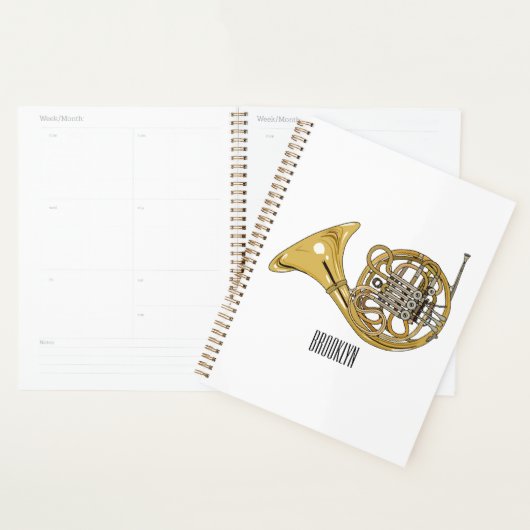 Illustration de corne française (Devant avec enveloppe)