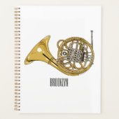 Illustration de corne française (Devant)