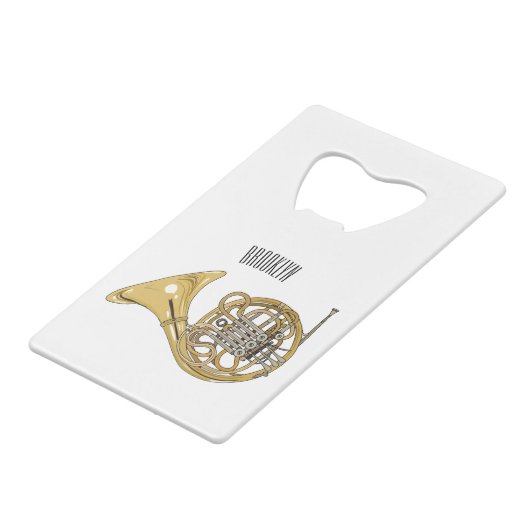 Illustration de corne française (Dos Angle)