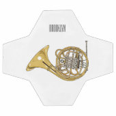 Illustration de corne française (Plat)