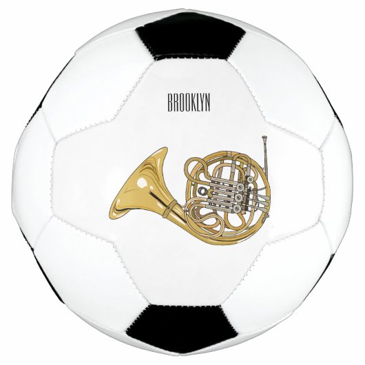 Illustration de corne française (Devant)