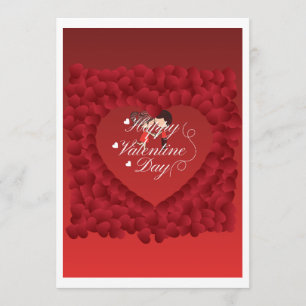 Illustration de couple mignon pour carte de la Sai