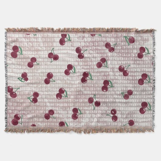 Illustration de couverture au crochet de cerise – (Devant)