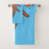 Illustration de crabe ermite (En situation)