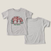 Illustration de créatures Kawaii pastel Animaux mi (Design Recto & Verso)