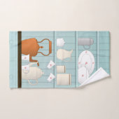 Illustration de cuisine vintage (Serviette à main)