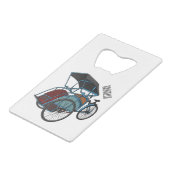 Illustration de cyclo-pousse (Devant Angle)