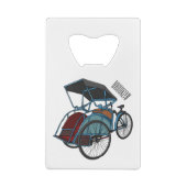 Illustration de cyclo-pousse (Dos)