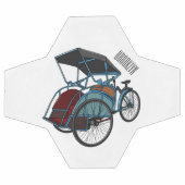 Illustration de cyclo-pousse (Plat)