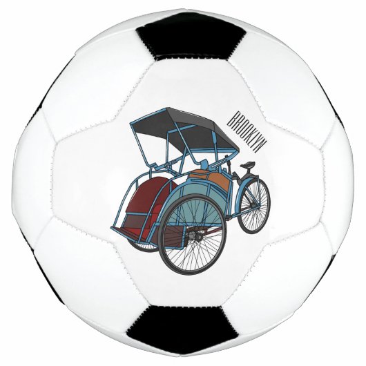 Illustration de cyclo-pousse (Devant)