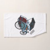 Illustration de cyclo-pousse (Serviette à main)