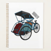 Illustration de cyclo-pousse (Devant)