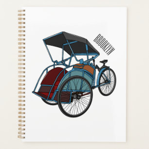 Illustration de cyclo-pousse
