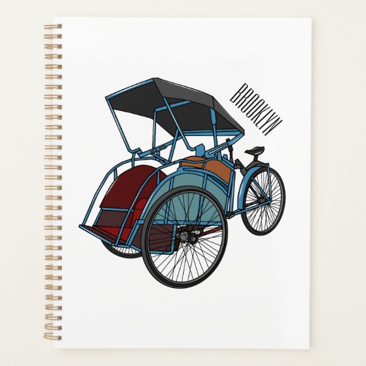 Illustration de cyclo-pousse (Devant)