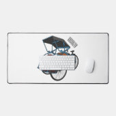 Illustration de cyclo-pousse (Clavier et souris)