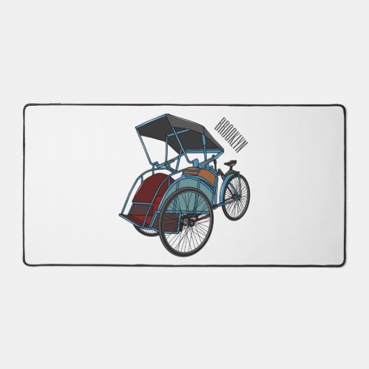 Illustration de cyclo-pousse (Recto)