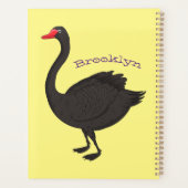 Illustration de cygne noir (Dos)