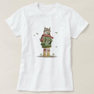 Illustration de design de chat mignon - T-shirt