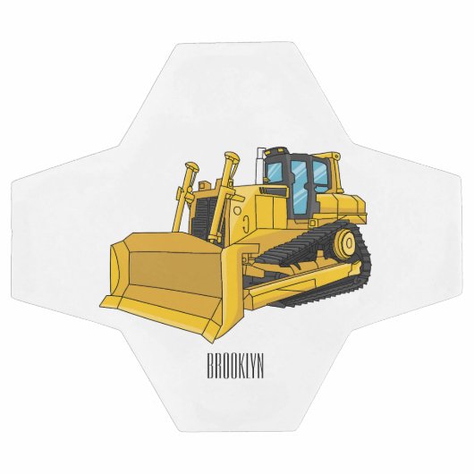 Illustration de dessin animé Bulldozer (Plat)