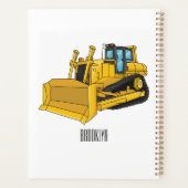 Illustration de dessin animé Bulldozer (Dos)