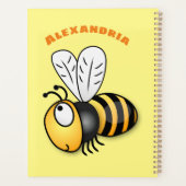 Illustration de dessin animé d'abeilles joyeux (Dos)