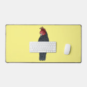 Illustration de dessin animé de coqs de gangs de g (Clavier et souris)