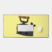 Illustration de dessin animé de fer à charbon (Clavier et souris)