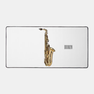 Illustration de dessin animé de saxophone
